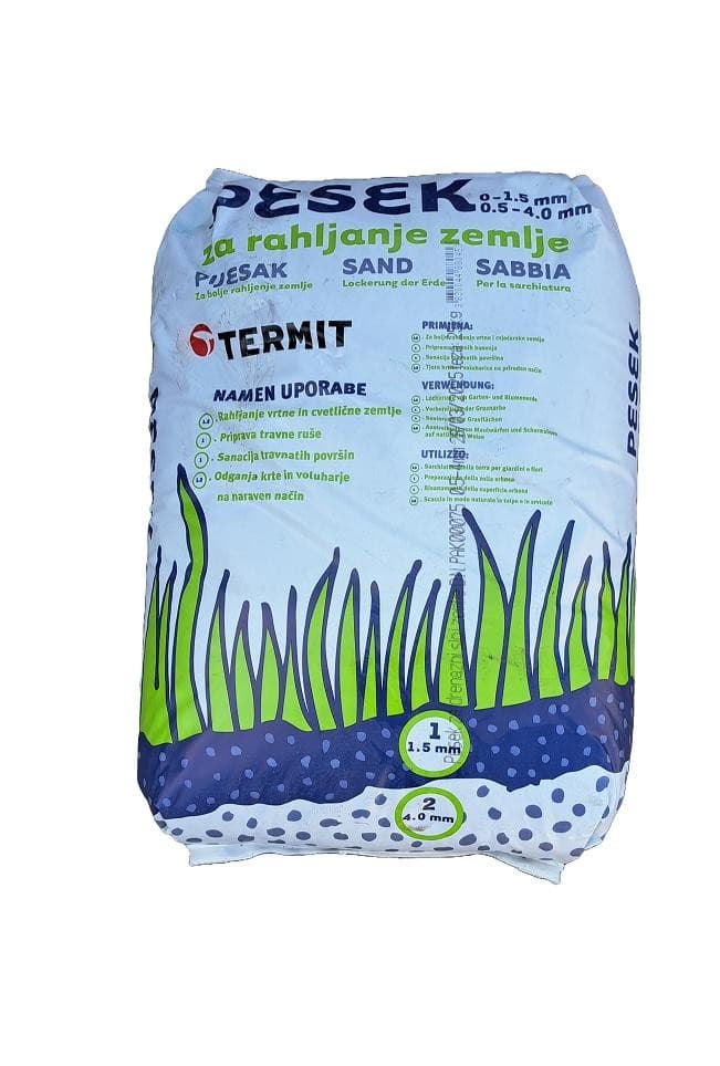 Pesek za rahljanje zemlje 25 kg Termit Akcija v trgovini Bauhaus