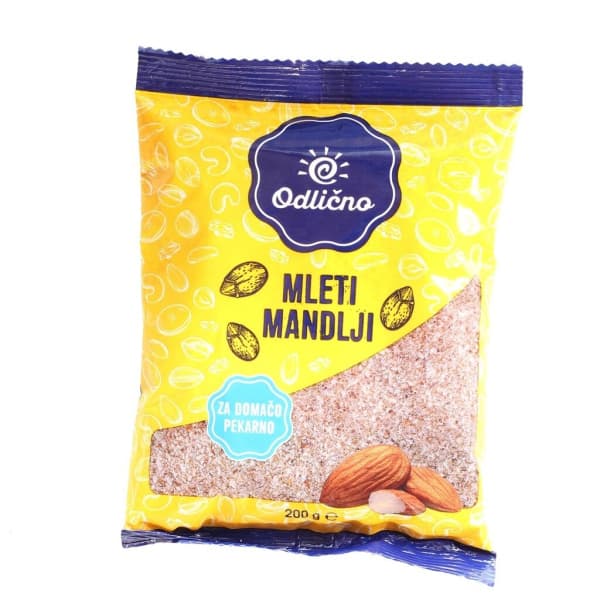 Mleti mandlji Odlično 200 g Akcija v trgovini Mercator