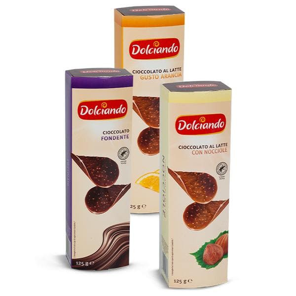 Dolciando čokoladni lističi 125 g Akcija v trgovini Eurospin