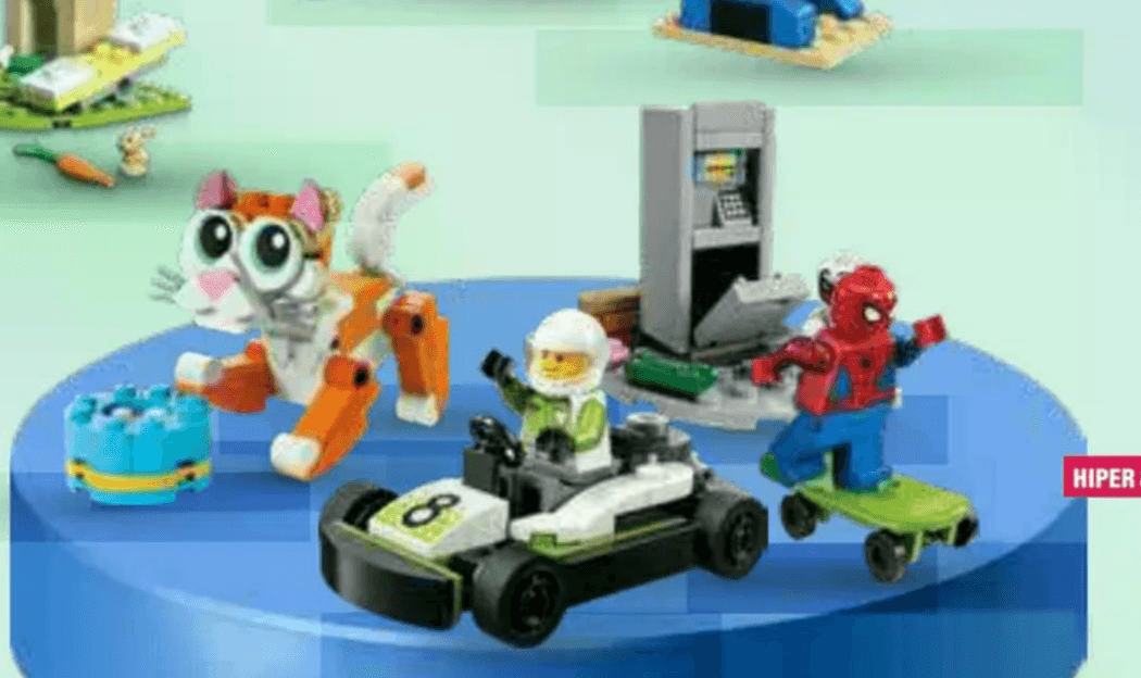 Kocke LEGO mini figurice Akcija v trgovini Mercator