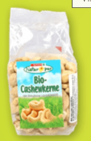 Natur pur bio indijski oreščki 100 g Akcija v trgovini Spar