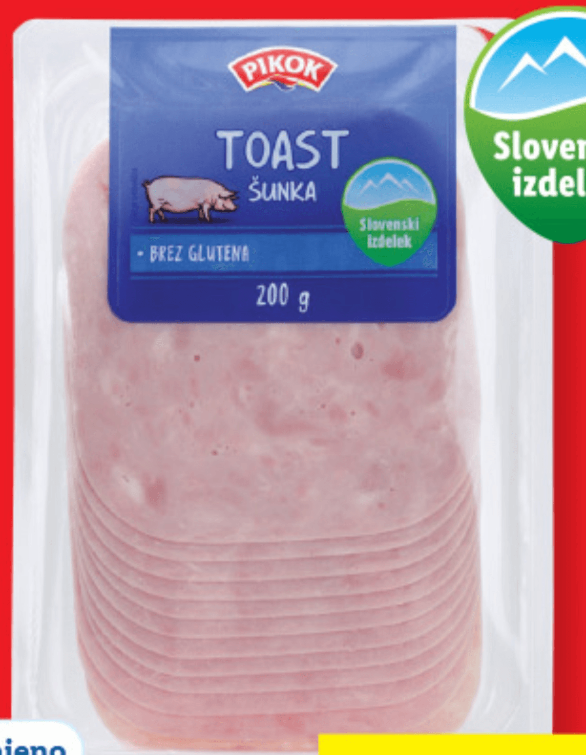 Pikok šunka 200 g Akcija v trgovini Lidl