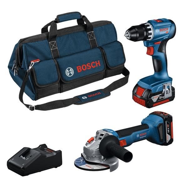 Set aku orodja Bosch 18 V GSR+GWS 2 x 4.0 Ah Akcija v trgovini Jager