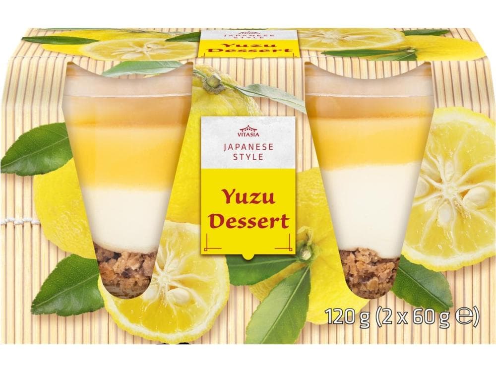 Vitasia Desert v plasteh „Yuzu" 120 g Akcija v trgovini Lidl