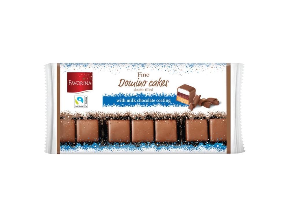 Favorina kocke "Domino" 250 g Akcija v trgovini Lidl