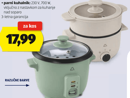 AMBIANO Kuhalnik za riž/Parni kuhalnik