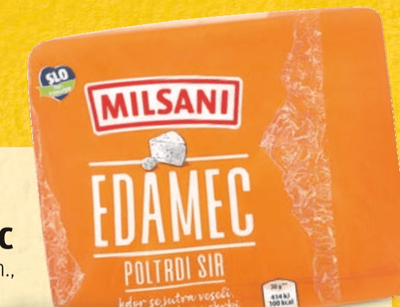 Milsani Sir Edamec Akcija v trgovini Hofer