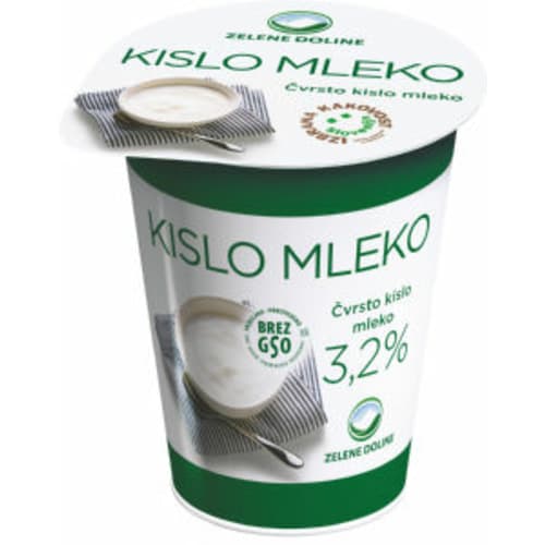 Kislo mleko 180 g ZELENE DOLINE Akcija v trgovini Jager