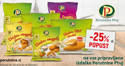 Pripravljeni izdelki Perutnine Ptuj