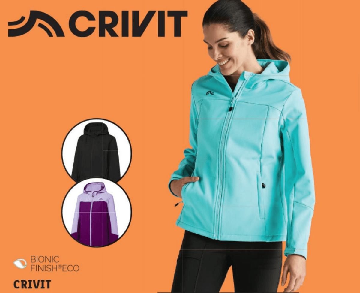 Crivit Ženska „softshell" jakna Akcija v trgovini Lidl