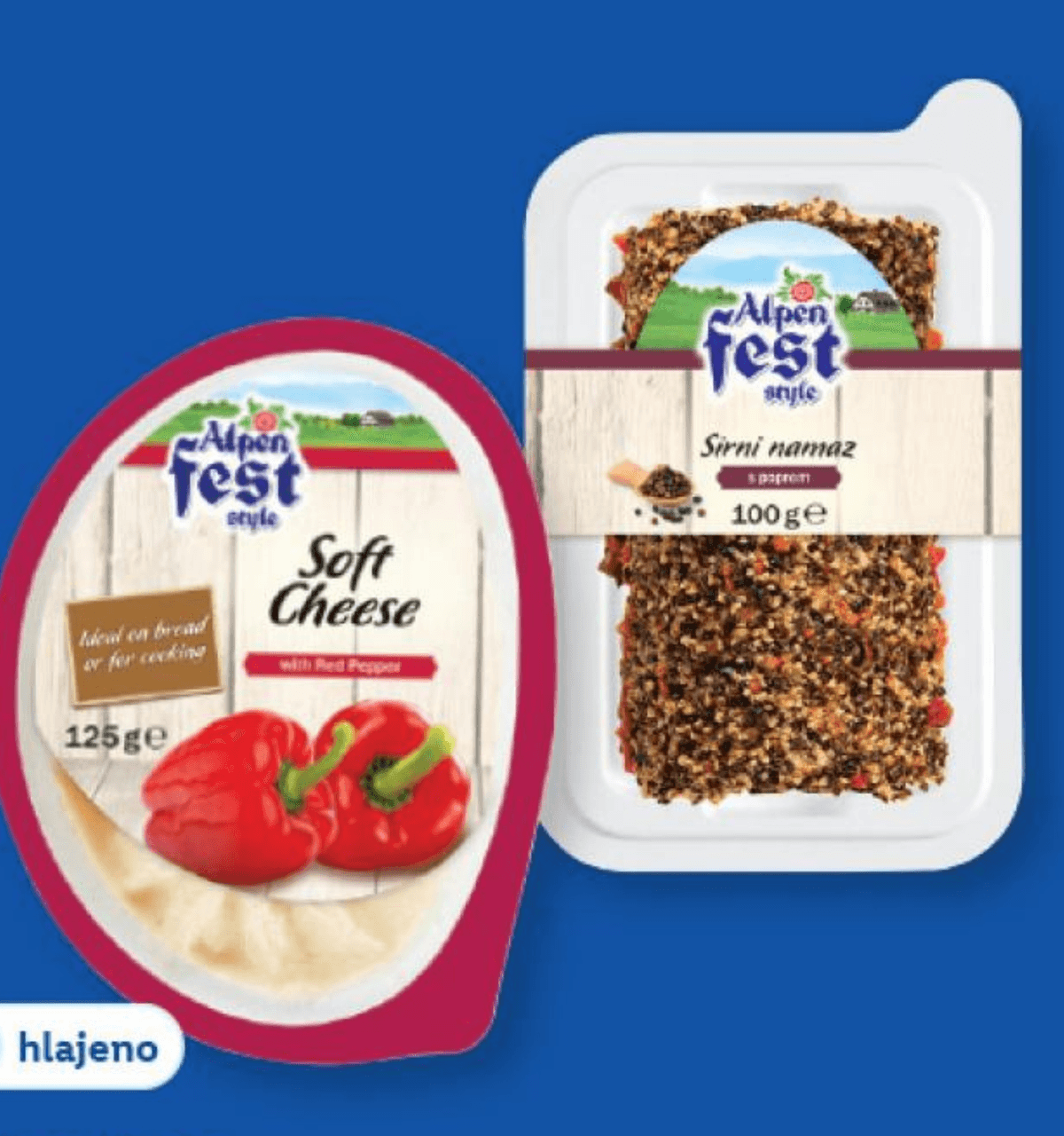 Alpenfest sirni namaz 100/125 g Akcija v trgovini Lidl