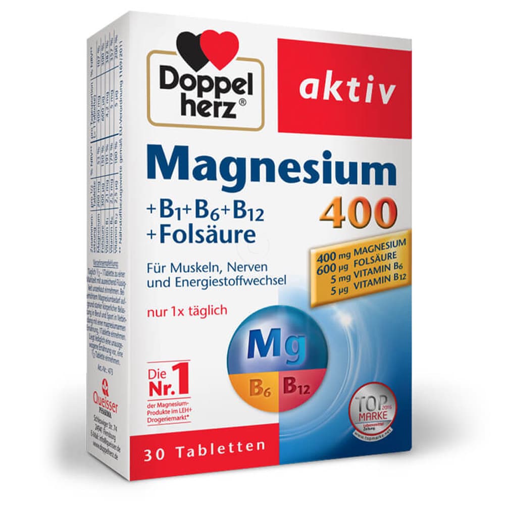 Doppelherz Aktiv magnezij za noč 43.8 g Akcija v trgovini Mueller