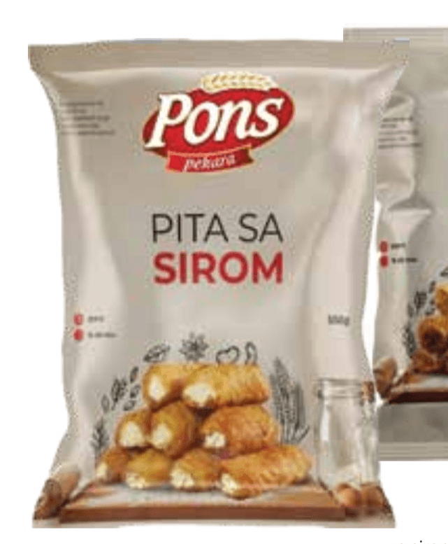 Pons pita z mesom 550 g Akcija v trgovini Tuš