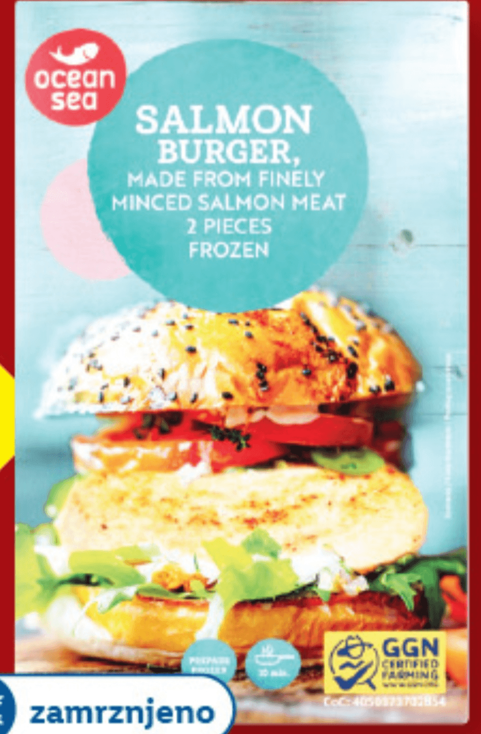 Ocean Sea Lososov burger 200 g Akcija v trgovini Lidl