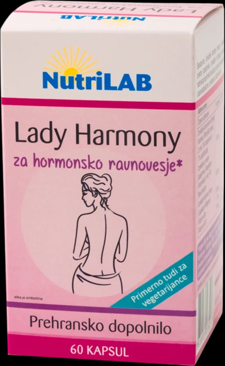 NutriLAB Lady Harmony prehransko dopolnilo 60 kapsul Akcija v trgovini Tuš