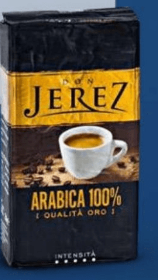Jerez kava 100% Arabica 250 g Akcija v trgovini Eurospin