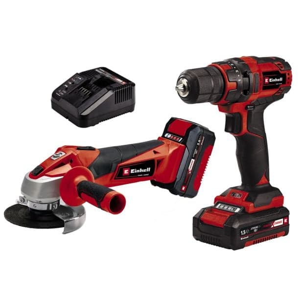 Set akumulatorskega orodja TC-TK 18 Li Kit (CD+AG) Einhell Akcija v trgovini Pevex