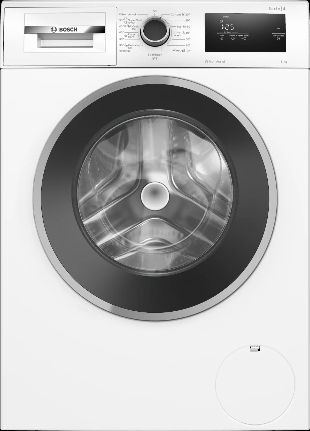 Bosch pralni stroj Serie 4 WAN2806NBY 8 kg Akcija v trgovini E.Leclerc