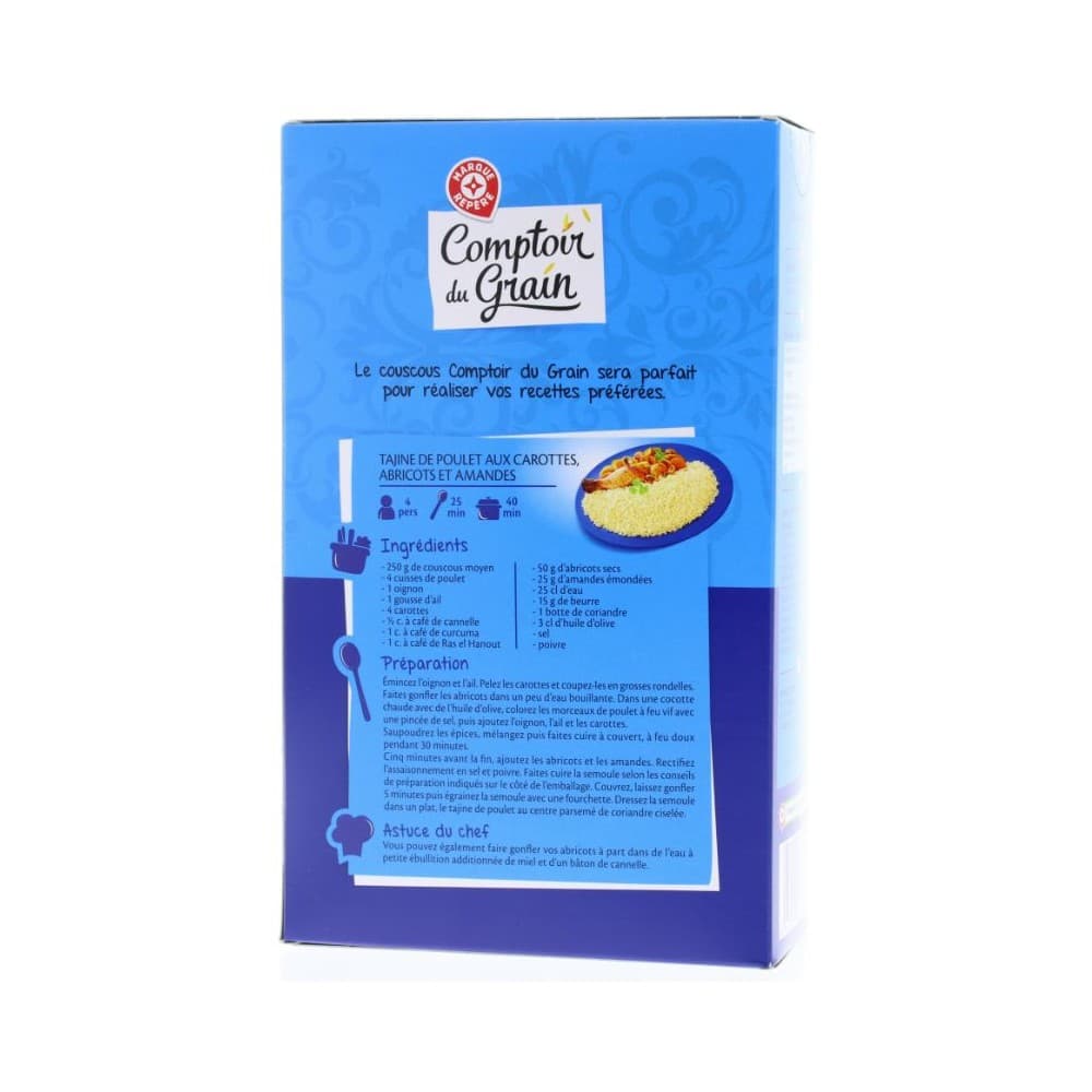 Kuskus Comptoir du Grain 1 kg Akcija v trgovini E.Leclerc