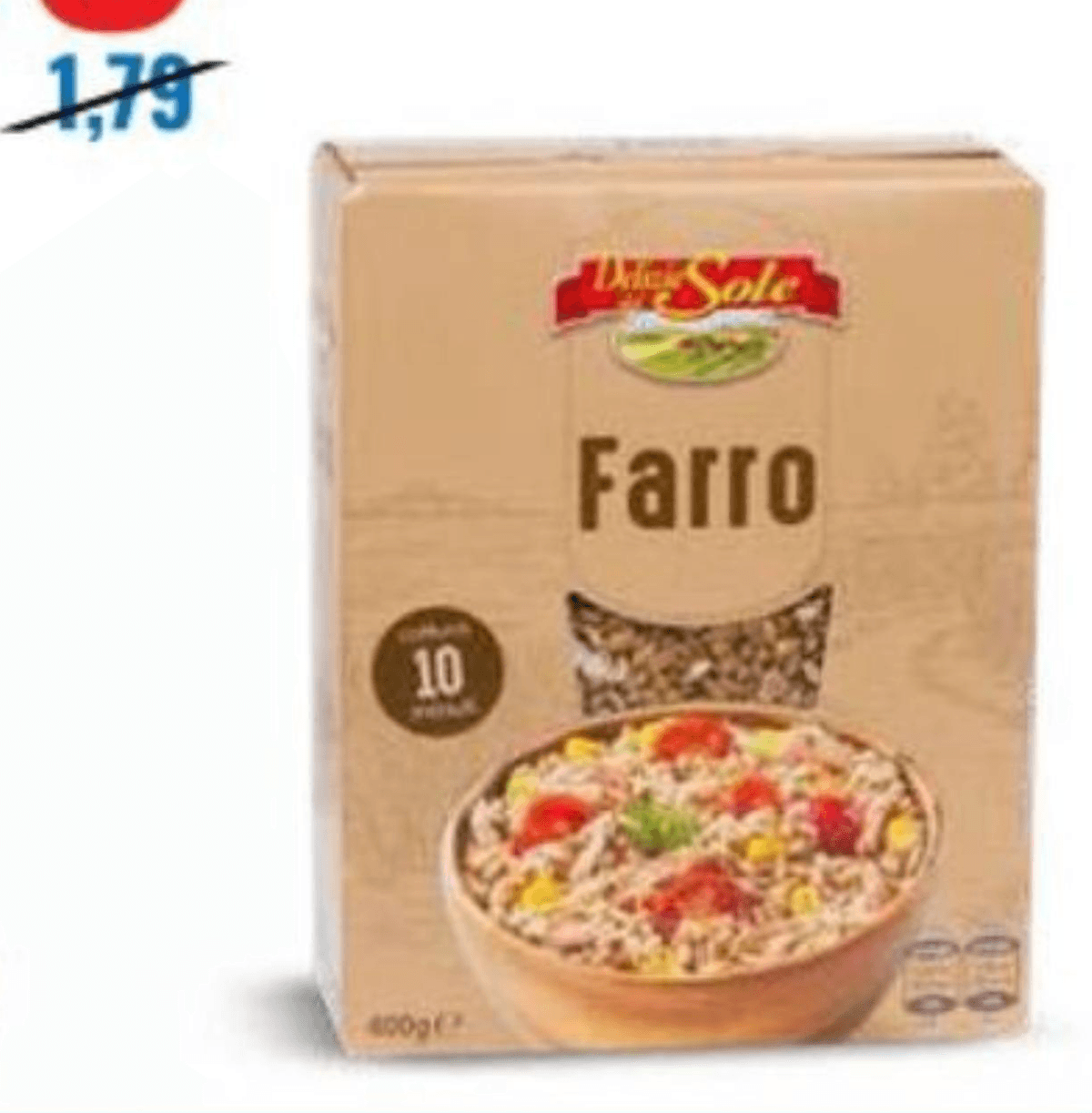 Predkuhana pira Delizie del Sole Farro 400 g Akcija v trgovini Eurospin
