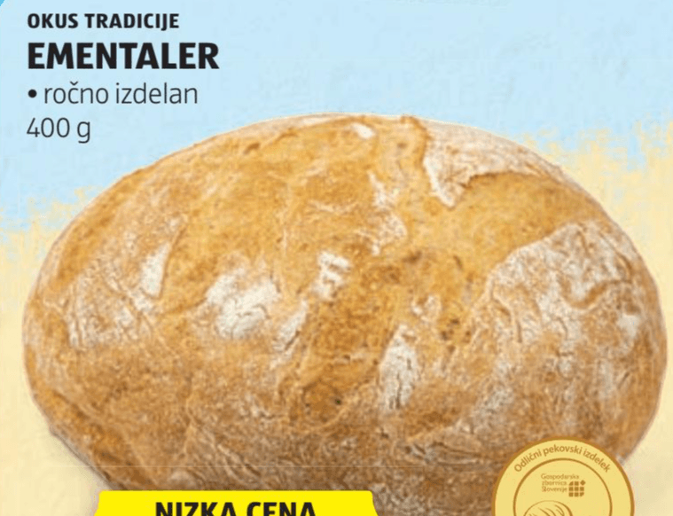 Okus tradicije ementaler 400 g Akcija v trgovini Hofer