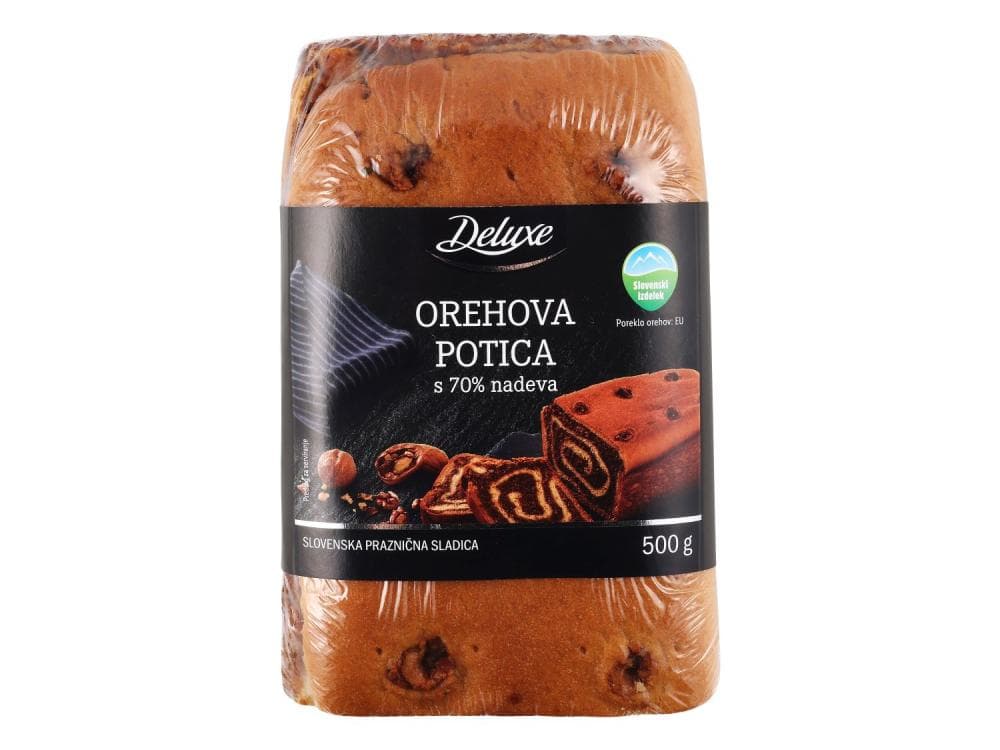Deluxe Orehova potica 500 g Akcija v trgovini Lidl
