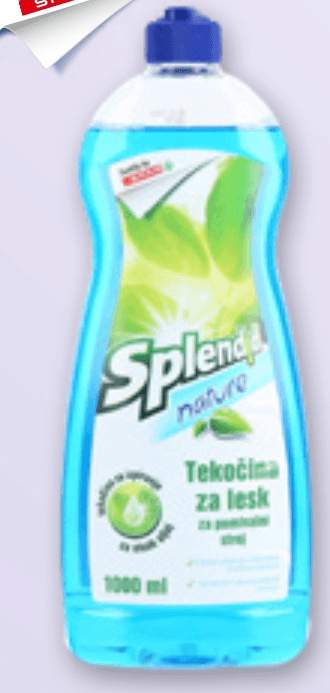 Splend Tekočina za lesk za pomivalni stroj 1 l Akcija v trgovini Spar