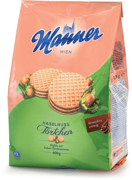 Vafel tortice Manner 400 g Akcija v trgovini Spar