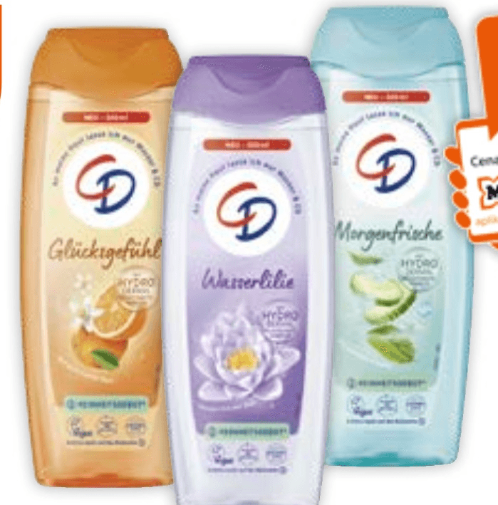 CD gel za prhanje 300 ml Akcija v trgovini Mueller