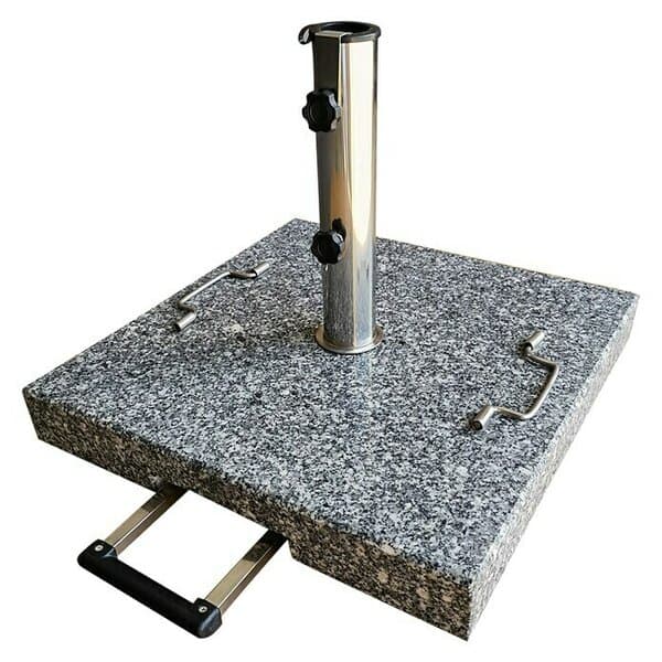 Granitni podstavek za senčnik d 50 x š 50 cm, 50 kg Akcija v trgovini Bauhaus