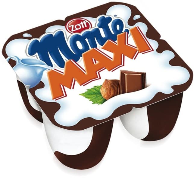Zott Monte Maxi mlečni desert 4 x 100 g Akcija v trgovini Lidl