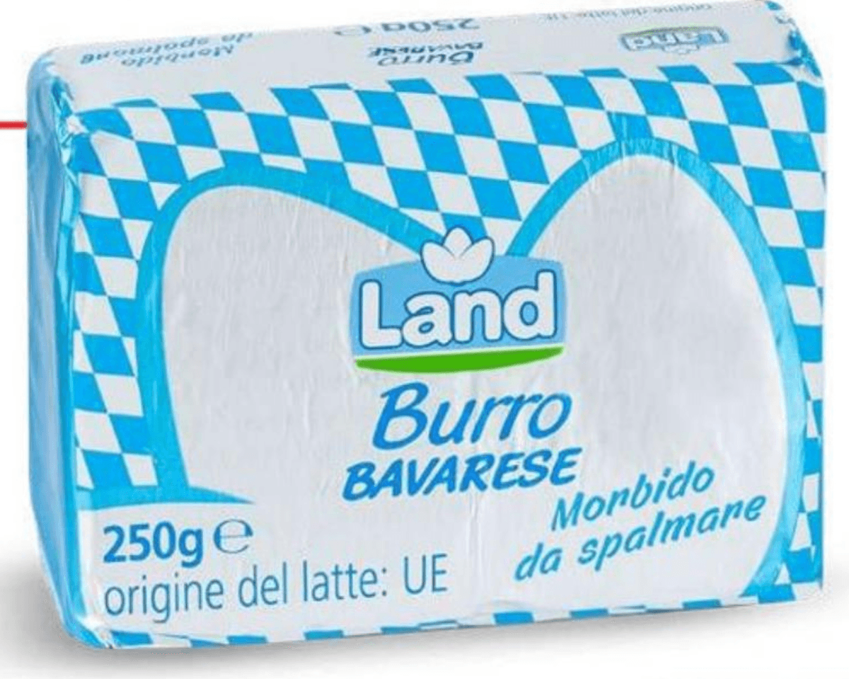 Land bavarsko maslo 250 g Akcija v trgovini Eurospin