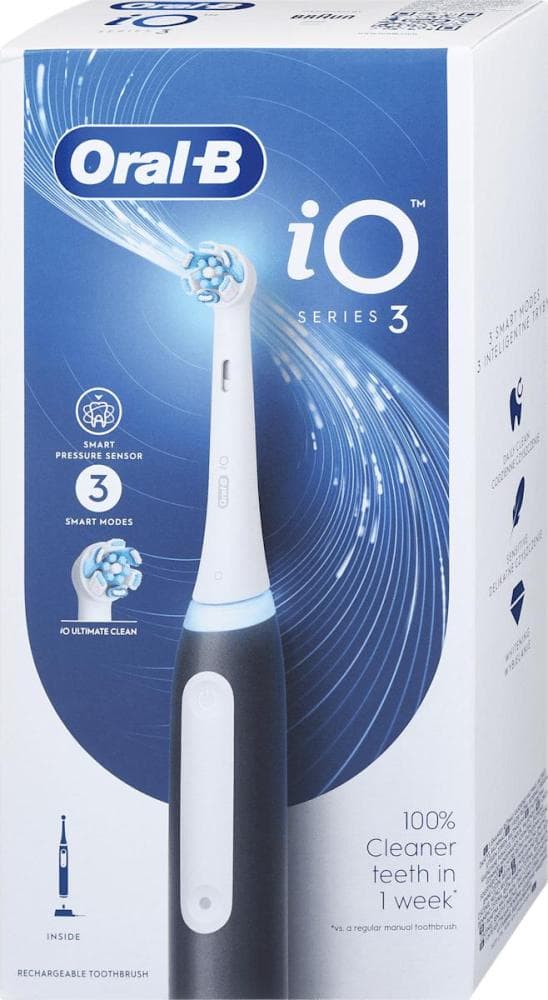 Oral-B električna zobna ščetka iO Series 3 Ice Blue 1 kos Akcija v trgovini Mueller