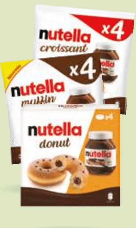 Nutella rogljički 4/1 (340 g) Akcija v trgovini E.Leclerc
