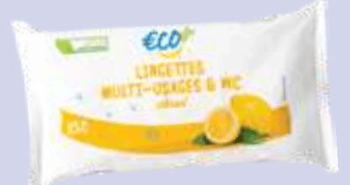 Večnamenske vlažne čistilne krpice 50 kosov ECO+ Akcija v trgovini E.Leclerc