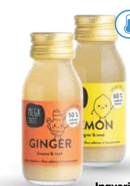 Ingverjev ali limonin napitek Mega shot 60 ml Akcija v trgovini Mercator