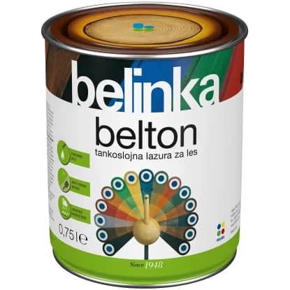 Tankoslojna lazura za les belinka Belton 2,5 l Akcija v trgovini Bauhaus