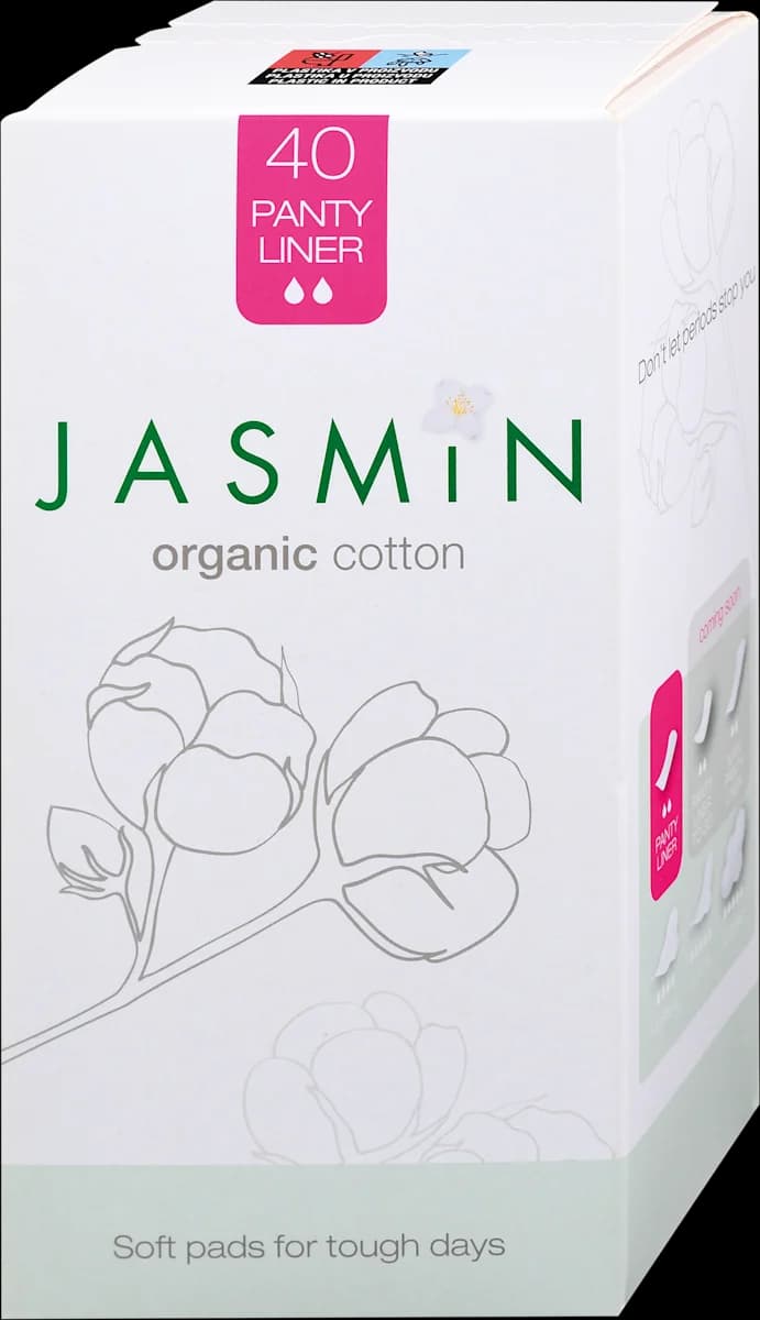 Jasmin Organic Cotton organski bombažni ščitniki perila 40 kosov Akcija v trgovini Dm