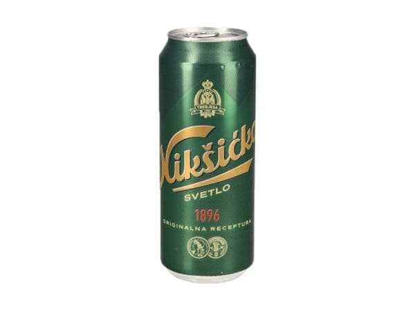 Svetlo pivo Nikšičko 0,5 l Akcija v trgovini E.Leclerc