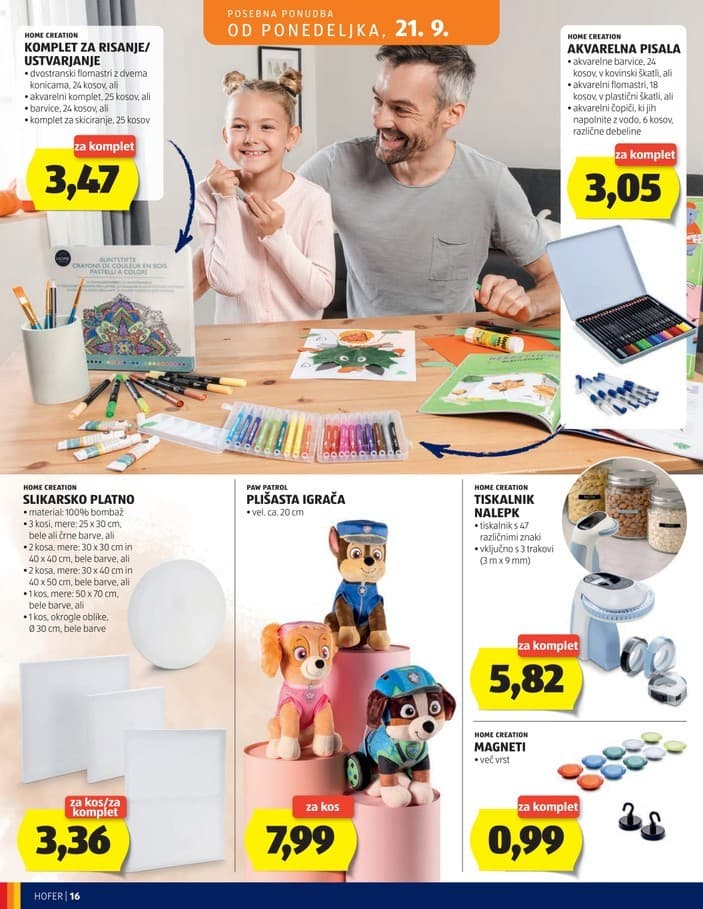 Home Creation tiskalnik nalepk Akcija v trgovini Hofer