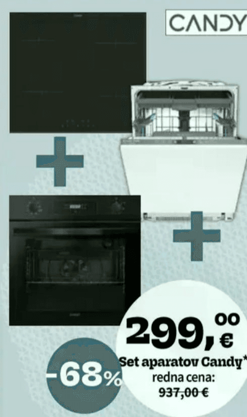 Set aparatov Candy Akcija v trgovini Prima