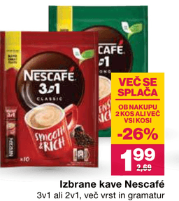 Izbrane kave Nescafé
