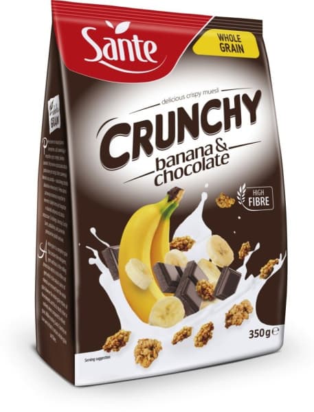 Kosmiči Crunchy Santé 350 g Akcija v trgovini Mercator