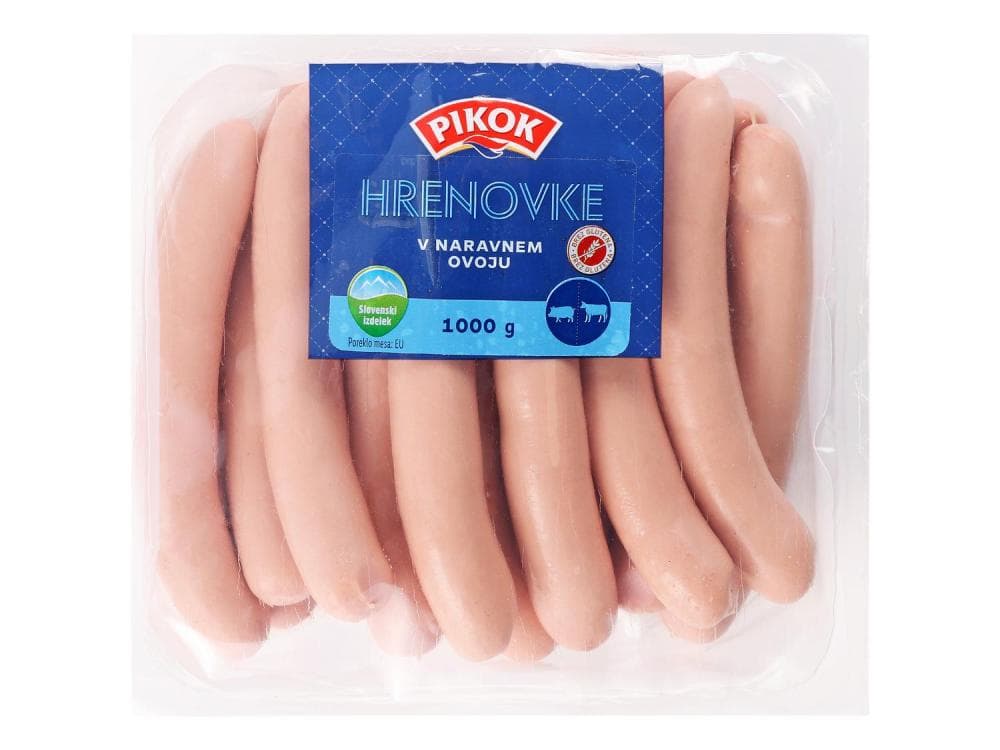 Pikok hrenovke XXL 1 kg Akcija v trgovini Lidl