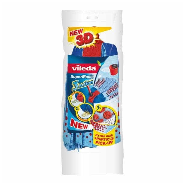 Vileda Prevleka talnega čistilca SuperMocio 3Action Akcija v trgovini Spar