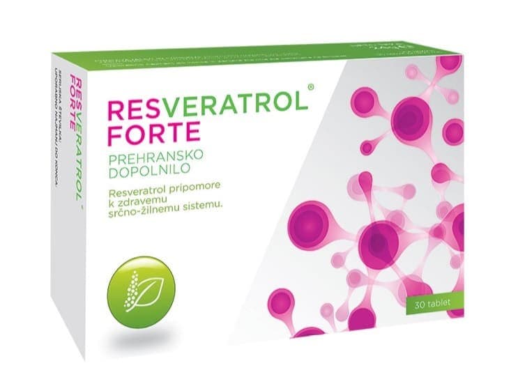 Prehransko dopolnilo Resveratrol Forte 30 tablet Pharmalife RESEARCH Akcija v trgovini E.Leclerc