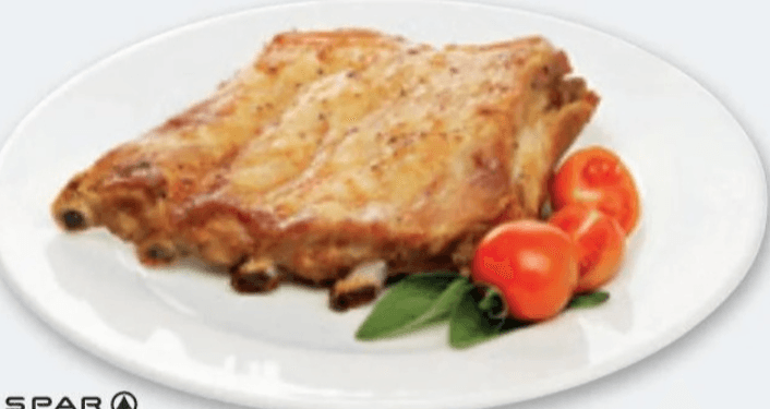 Pečena svinjska rebra 1 kg Akcija v trgovini Jager