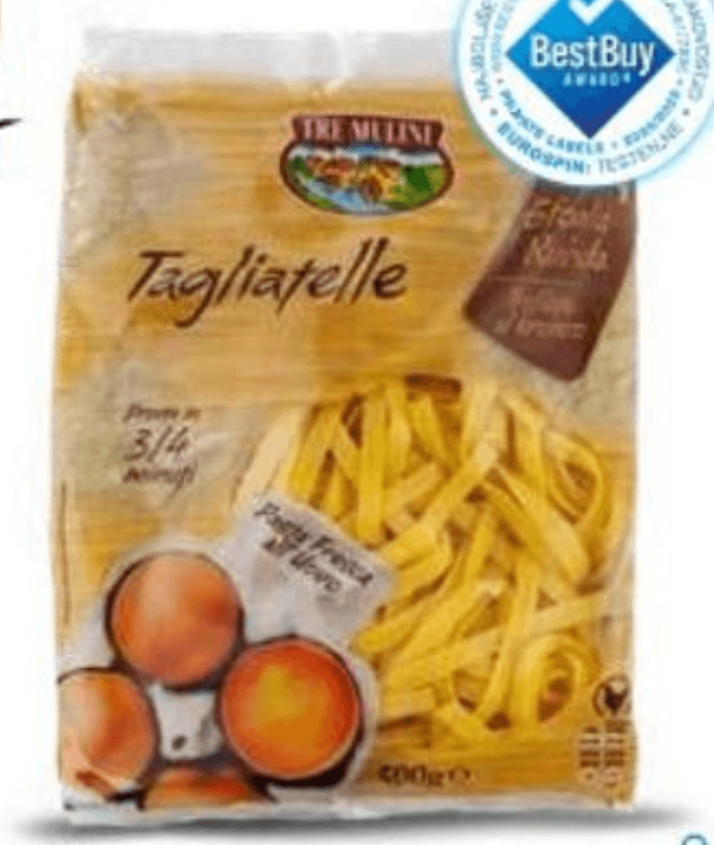 Tre Mulini sveži jajčni rezanci tagliatelle 500 g Akcija v trgovini Eurospin