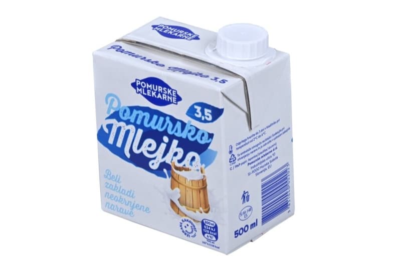 Pomursko trajno mleko 1l Pomurske Mlekarne Akcija v trgovini Mercator