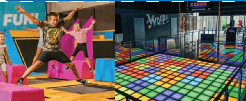 Woop! Trampolin park 60 min Akcija v trgovini Tuš